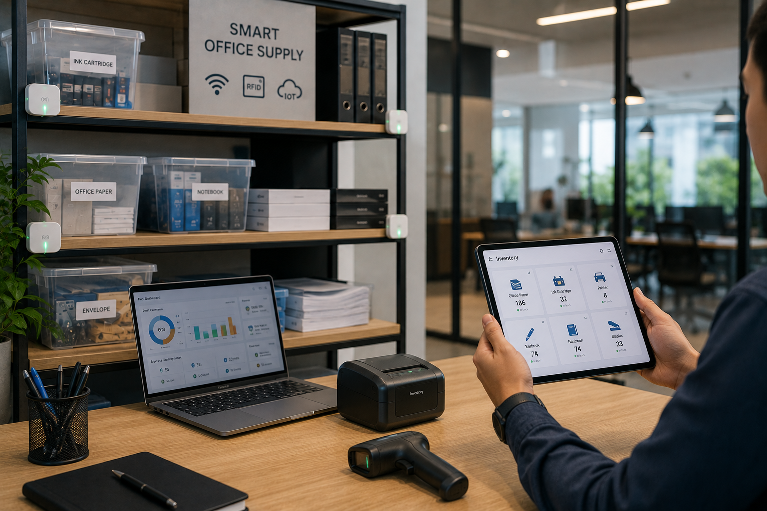 Building a Smarter Office Supply Management System with RFID and IoT